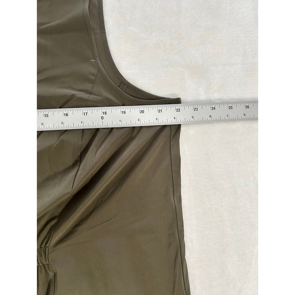 J Jill Fit Womens Sundress with Drawstring Olive Green Excellent Condition Sz XL - Picture 9 of 9
